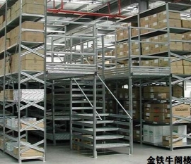廣西汽車(chē)五金店閣樓貨架案例